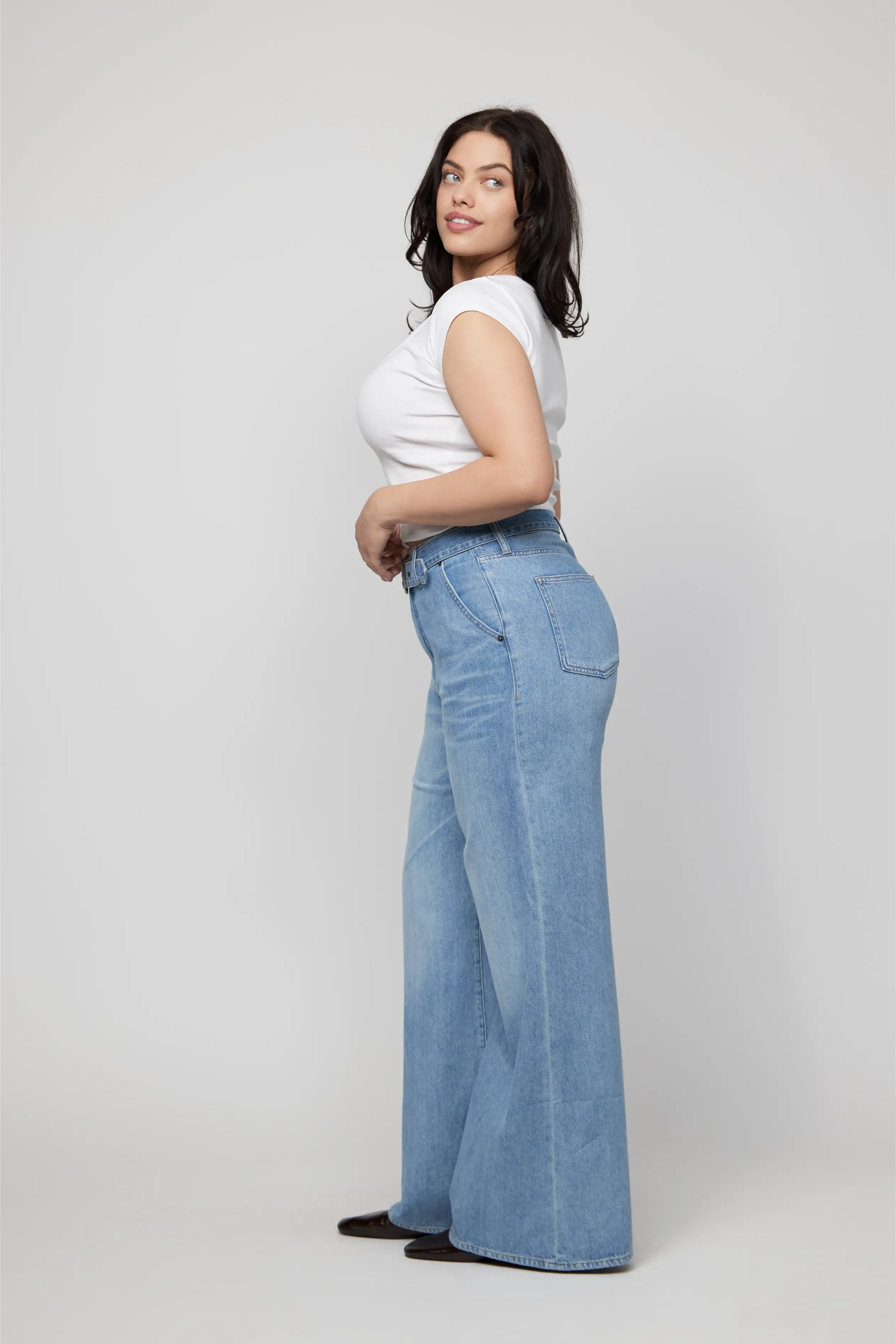 Wescott High Rise Wide Leg Belted 1990 Vintage