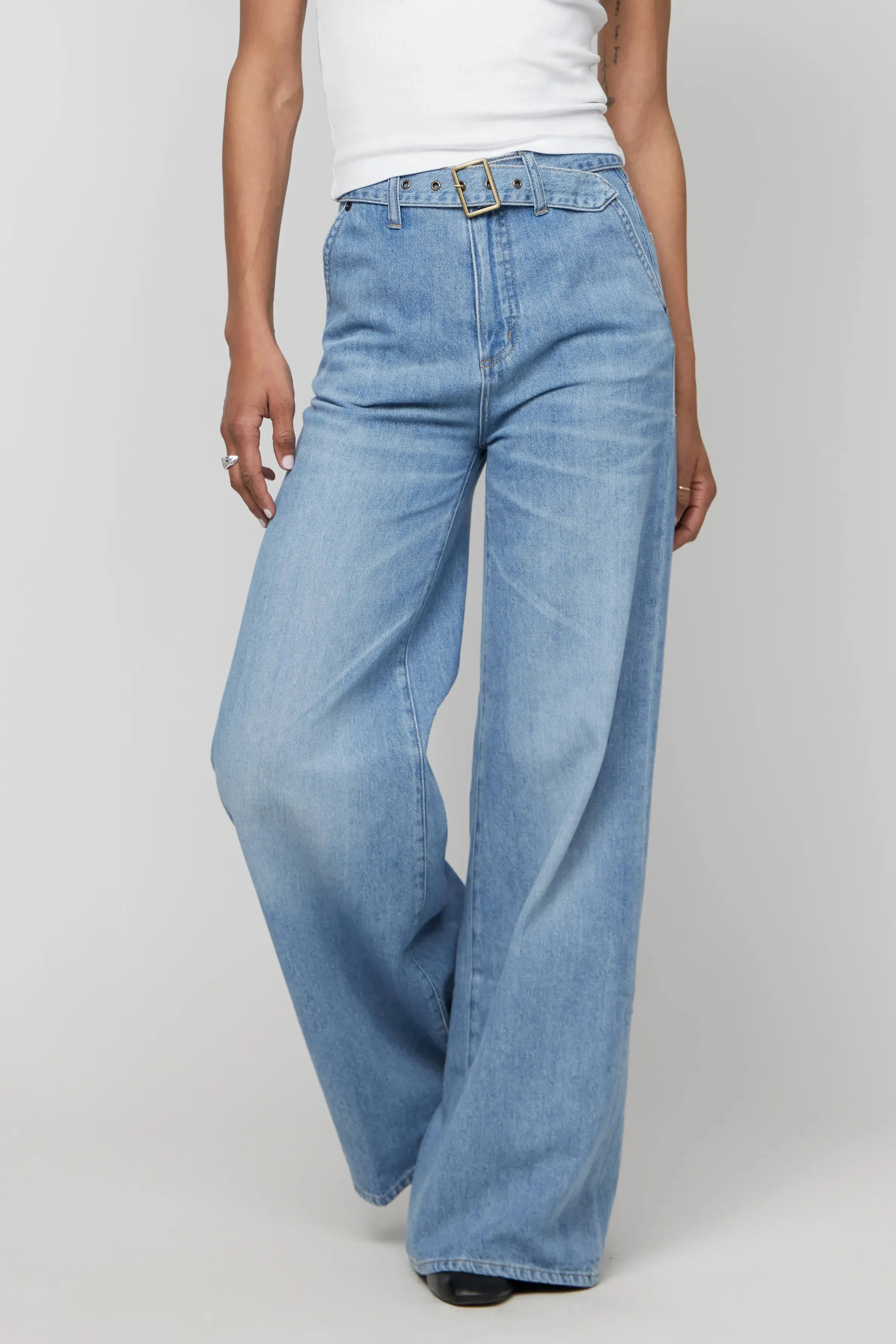 Wescott High Rise Wide Leg Belted 1990 Vintage