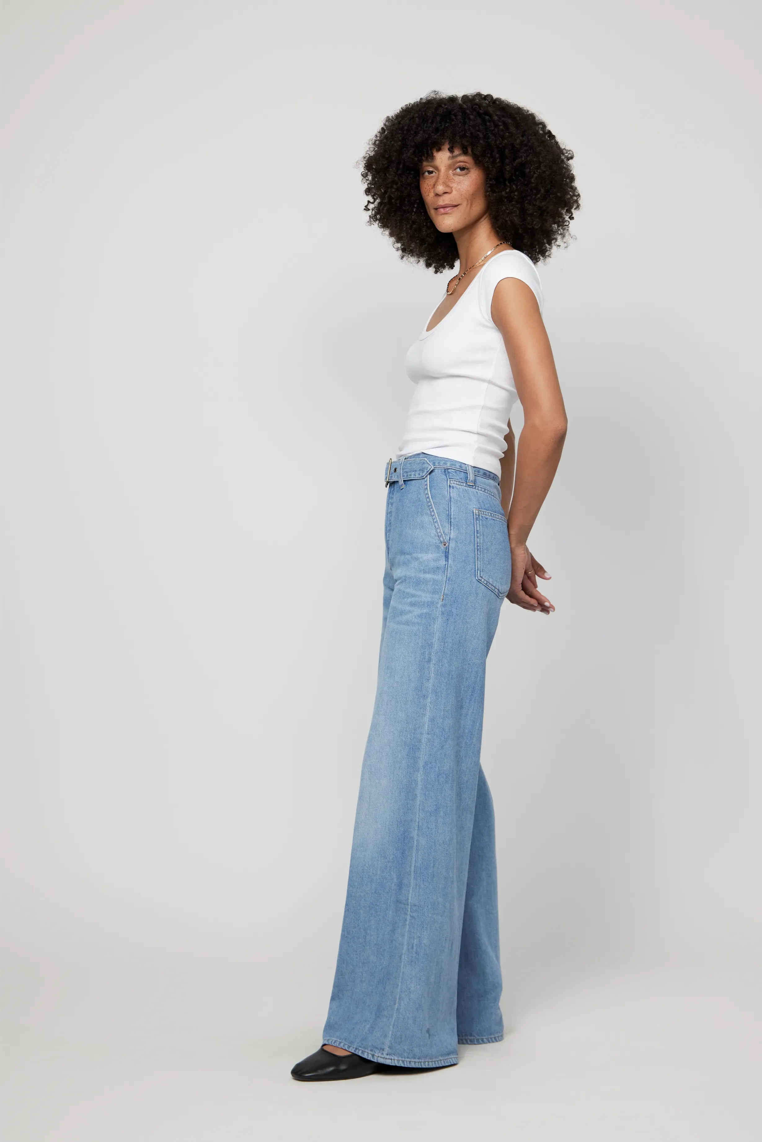 Wescott High Rise Wide Leg Belted 1990 Vintage