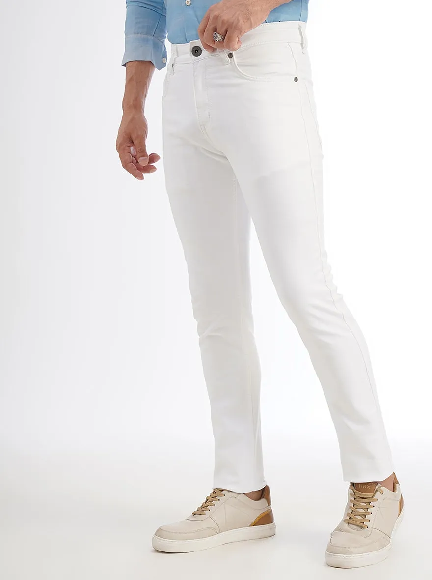 White Washed Slim Fit Jeans | JadeBlue