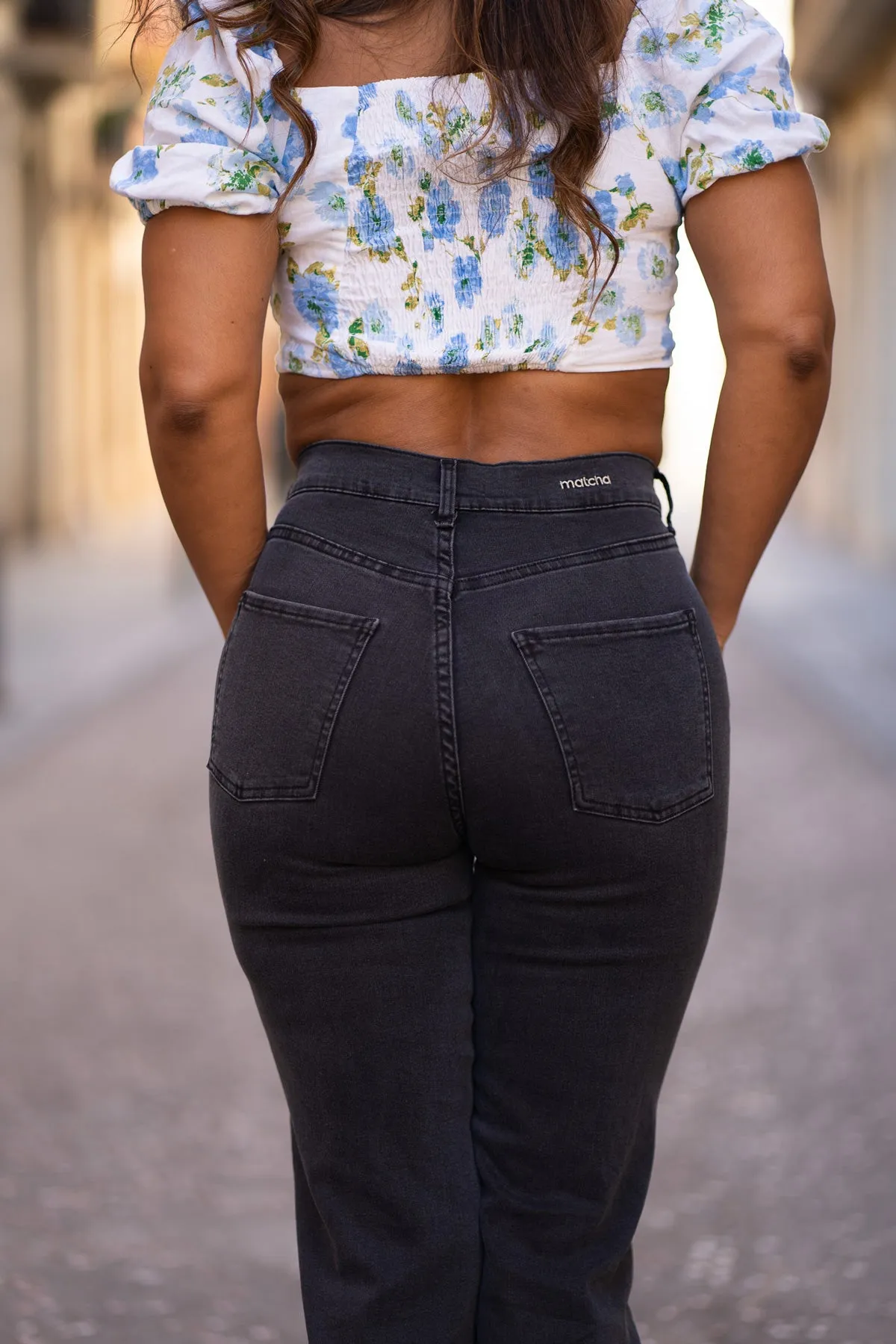 WIDELEG HIGH RISE - GREY
