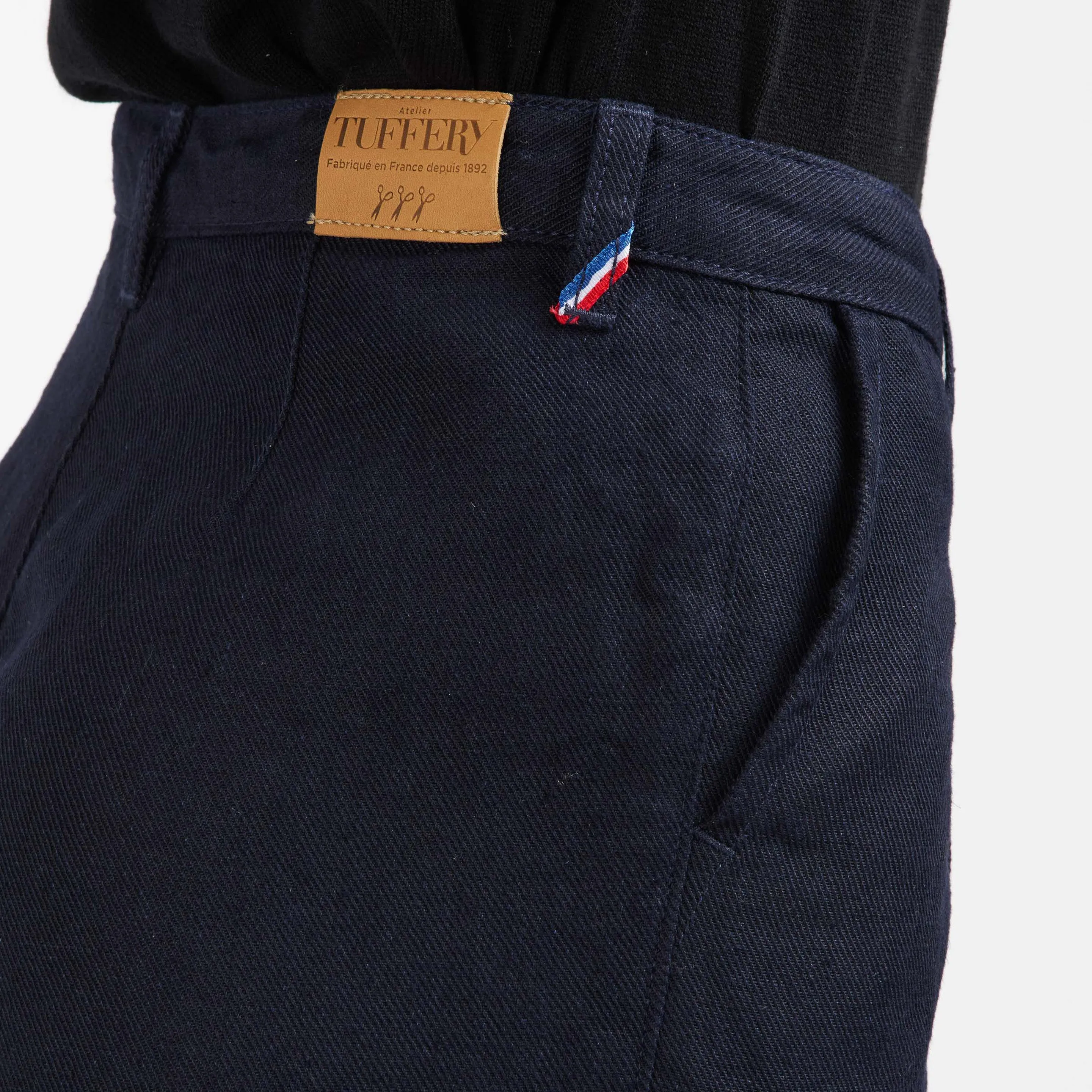 Women's high-waisted straight pants 100% Linen - Gabi