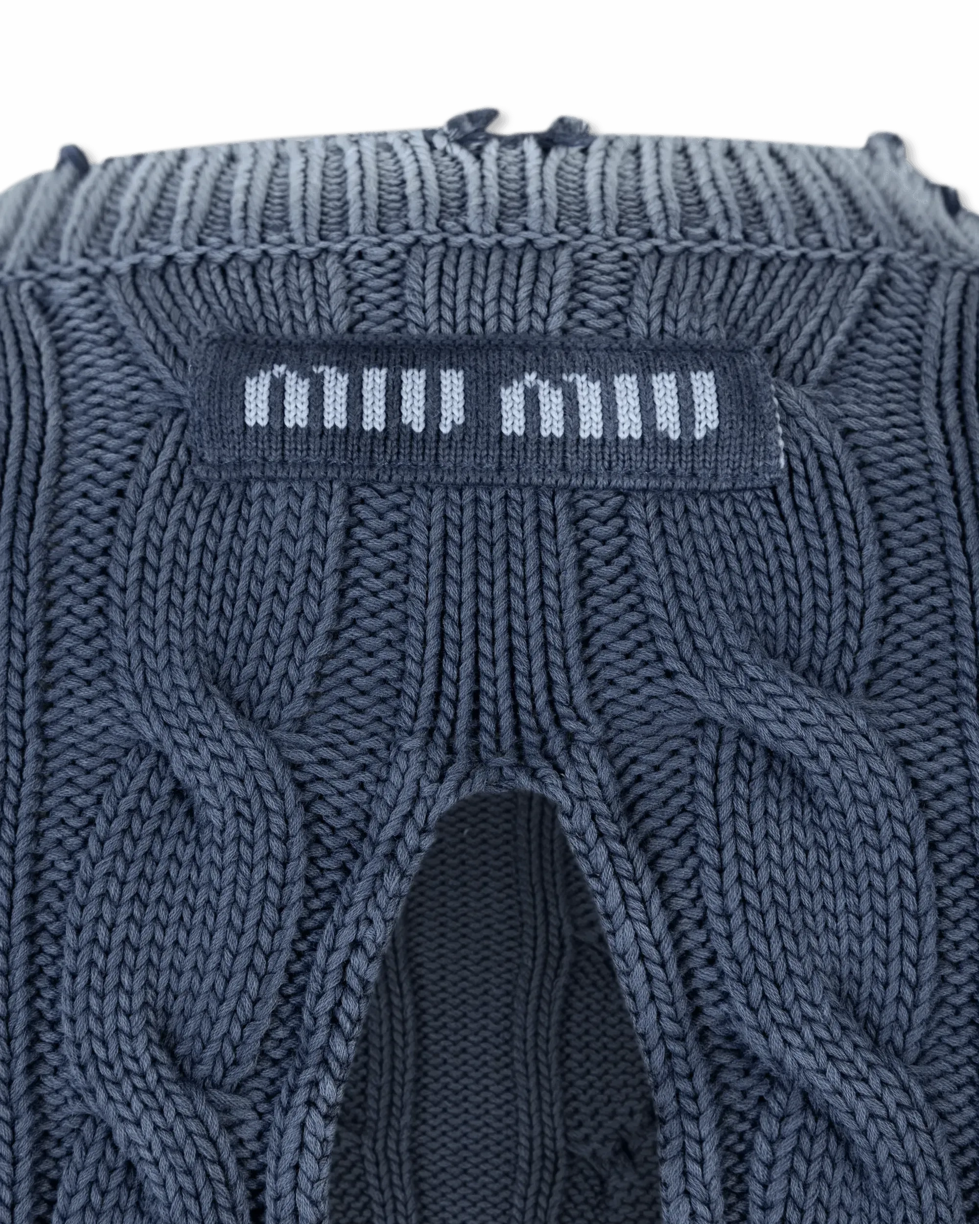 Woven Knit Cropped Sweater