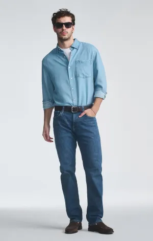 ZACH STRAIGHT LEG IN DEEP USED CLASSIC BLUE